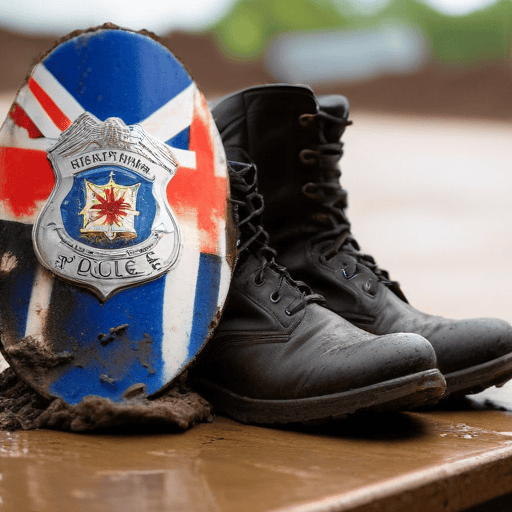 Illustration of 160 Police Officers on standby as flooding continues