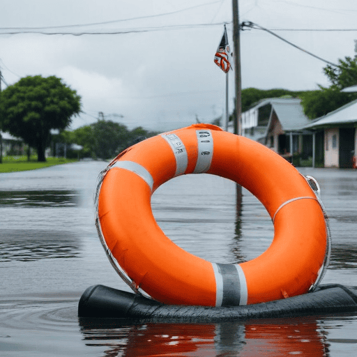 Illustration of 160 Police Officers on standby as flooding continues
