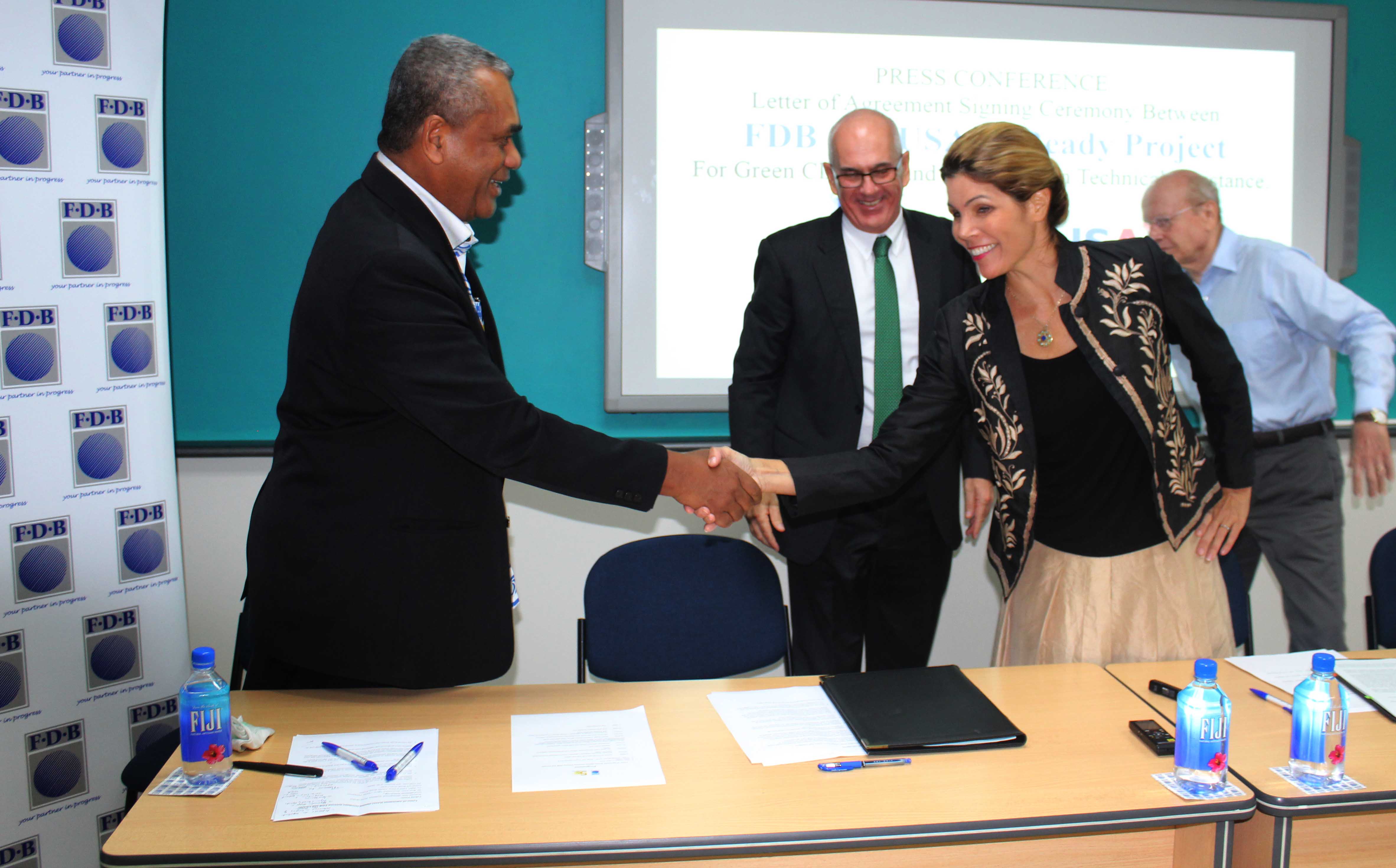 U.S. Government Signs Letter of Agreement with the Fiji Development Bank