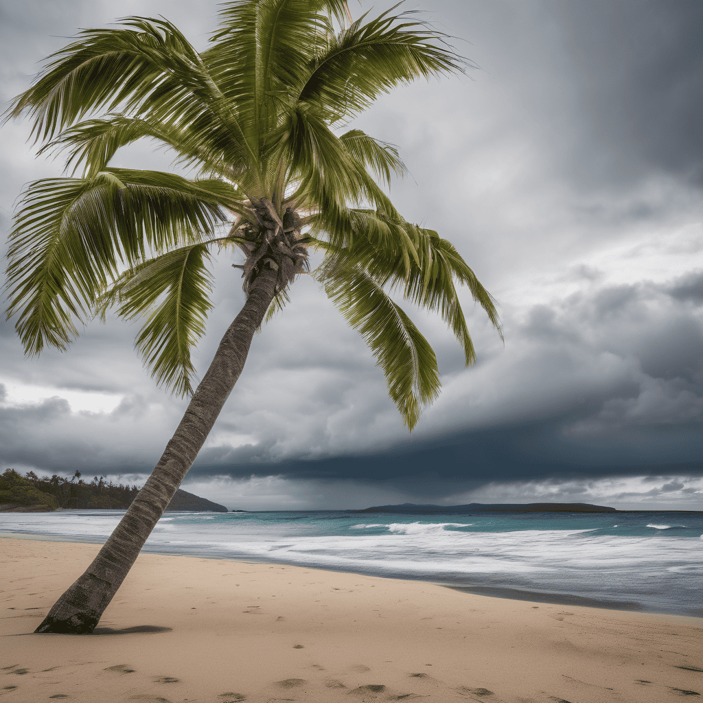 Fiji Weather Bulletin: Strong Wind Warning for Coastal Areas with Southeast Winds Up to 45 km/h and Showers