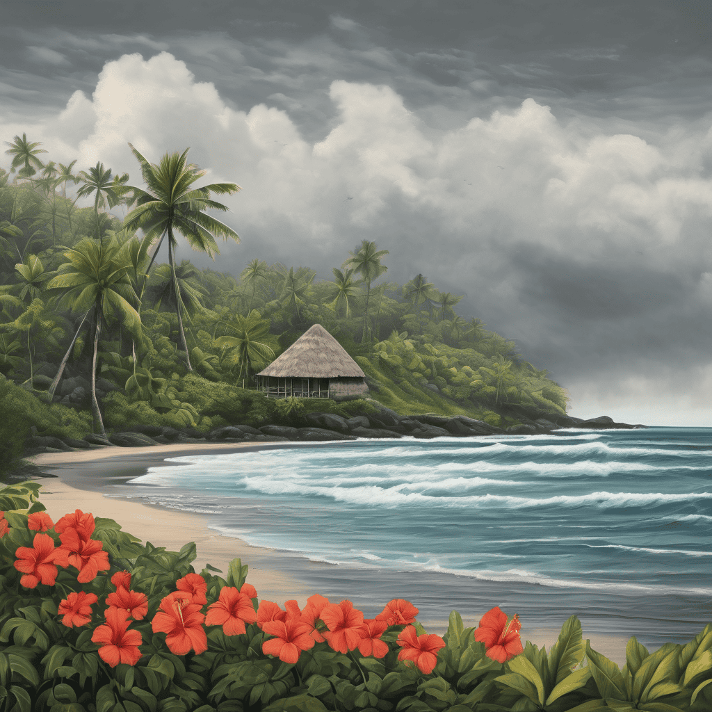 Fiji Weather Forecast: Cloudy Periods with Showers Across Viti Levu Interior and Island Groups, Southeast Winds