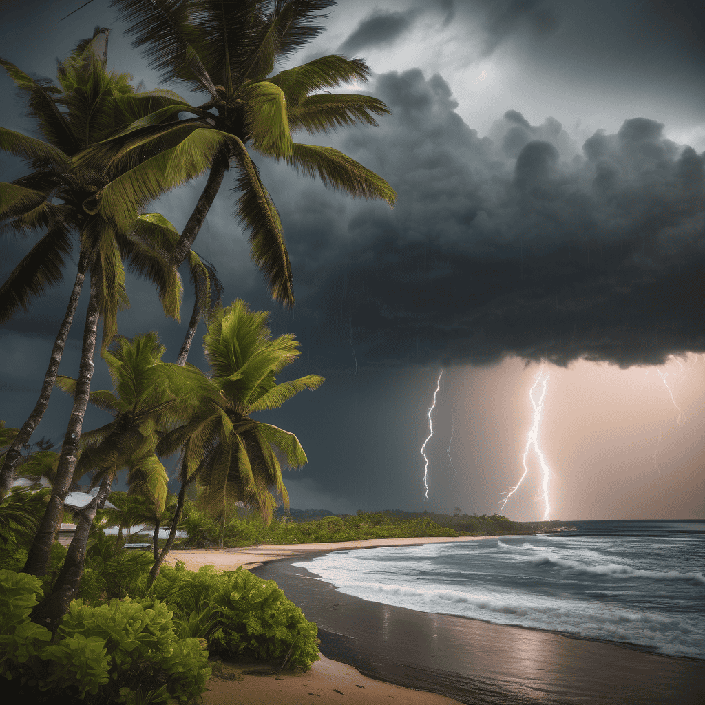 Fiji Weather Bulletin: Trough Brings Widespread Showers, Thunderstorms and Heavy Rain with Flash Flood Risk and East to Southeast Winds