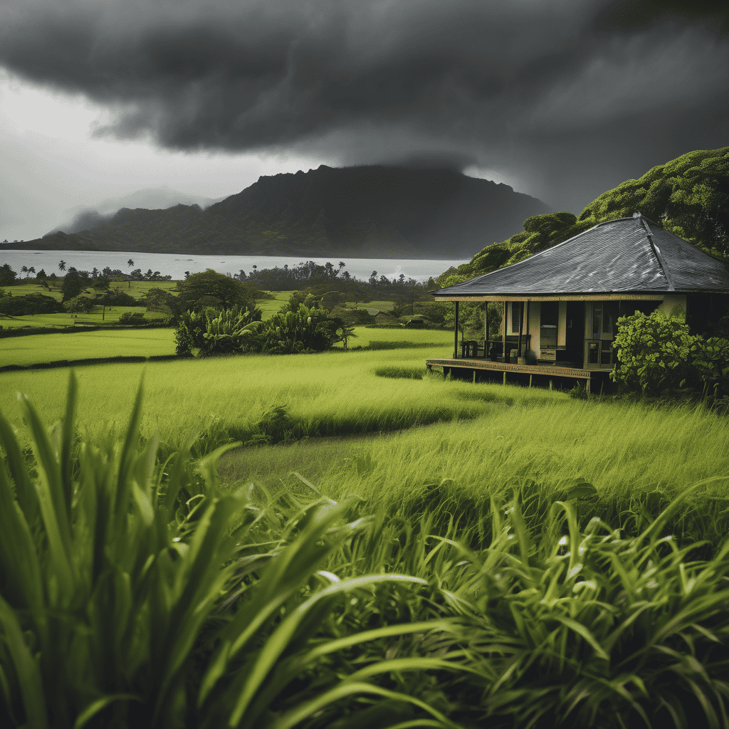 Trough of Low Pressure Brings Widespread Showers and Thunderstorms to Fiji with Heavy Rain and Flood Risk