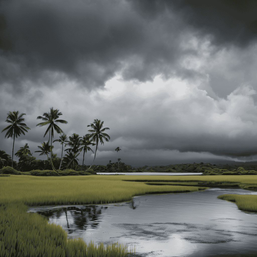 Fiji Weather Forecast: Widespread Showers and Thunderstorms with Heavy Falls and Flash Flood Risk Under East to Northeast Winds