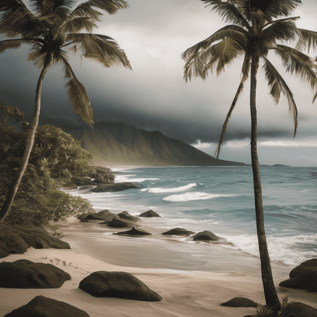 Fiji Weather Alert: Strong Wind Warning for Eastern Coastal Areas as Low-Pressure Trough Brings Heavy Rain and Thunderstorms