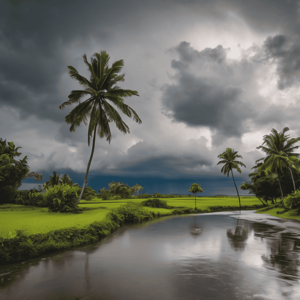 Fiji Weather Bulletin: Strong Wind Warning Cancelled for Kadavu and Eastern Viti Levu; Widespread Rain, Thunderstorms, and Flood Risk Through Friday