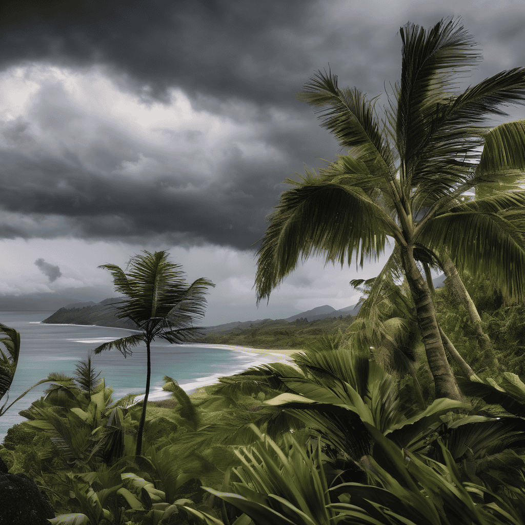 Fiji Weather Forecast: Cloudy Periods with Showers and Thunderstorms Across the Islands; Rotuma Under Strong Wind Warning