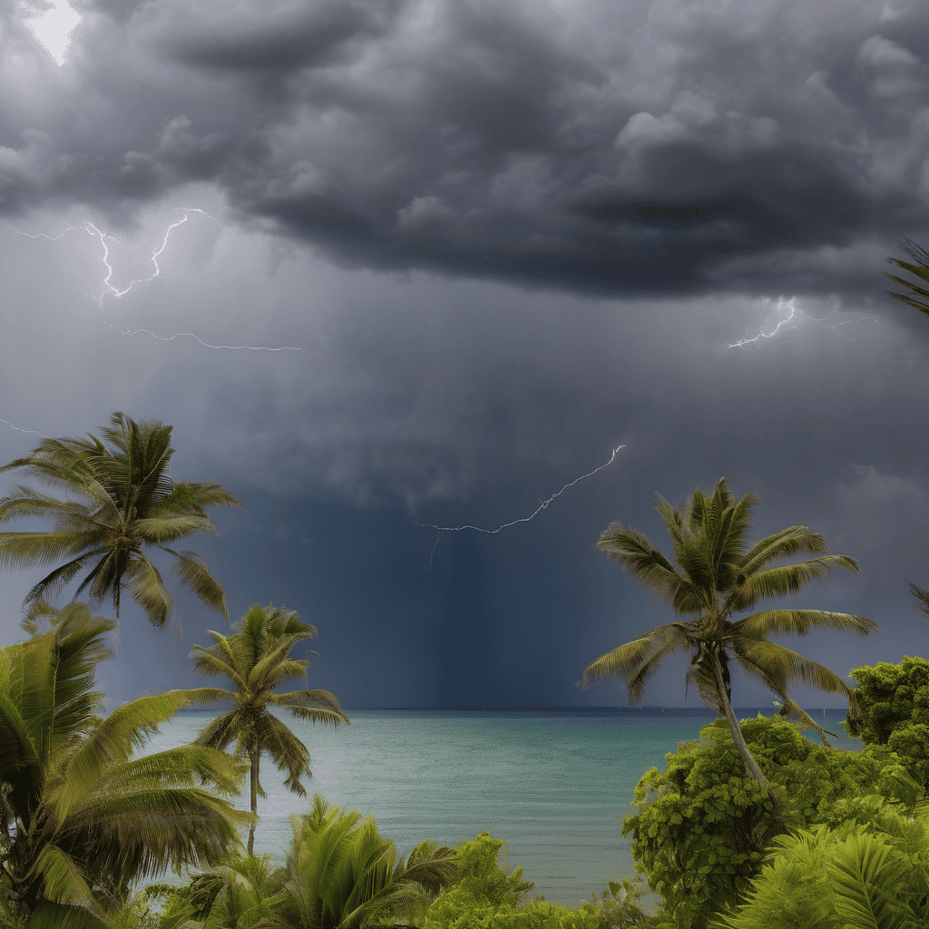 Fiji Weather Forecast: Cloudy Periods with Showers and Thunderstorms Under Fresh Easterly Winds; Rotuma Strong Wind Warning in Effect