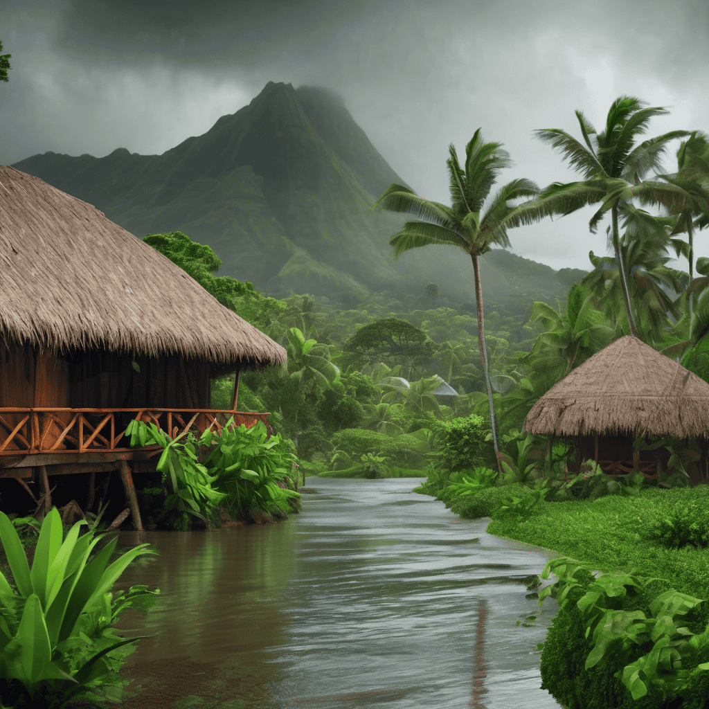 Fiji Heavy Rain Warning in Effect: Widespread Rain, Thunderstorms and Flash Flood Risk Across the Islands