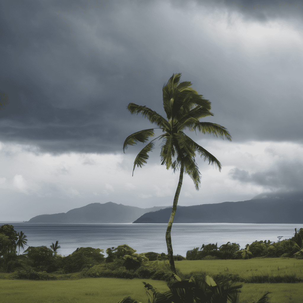 Fiji Weather Forecast: Rain and Thunderstorms Across Fiji Through the Weekend with Localized Flood Risk