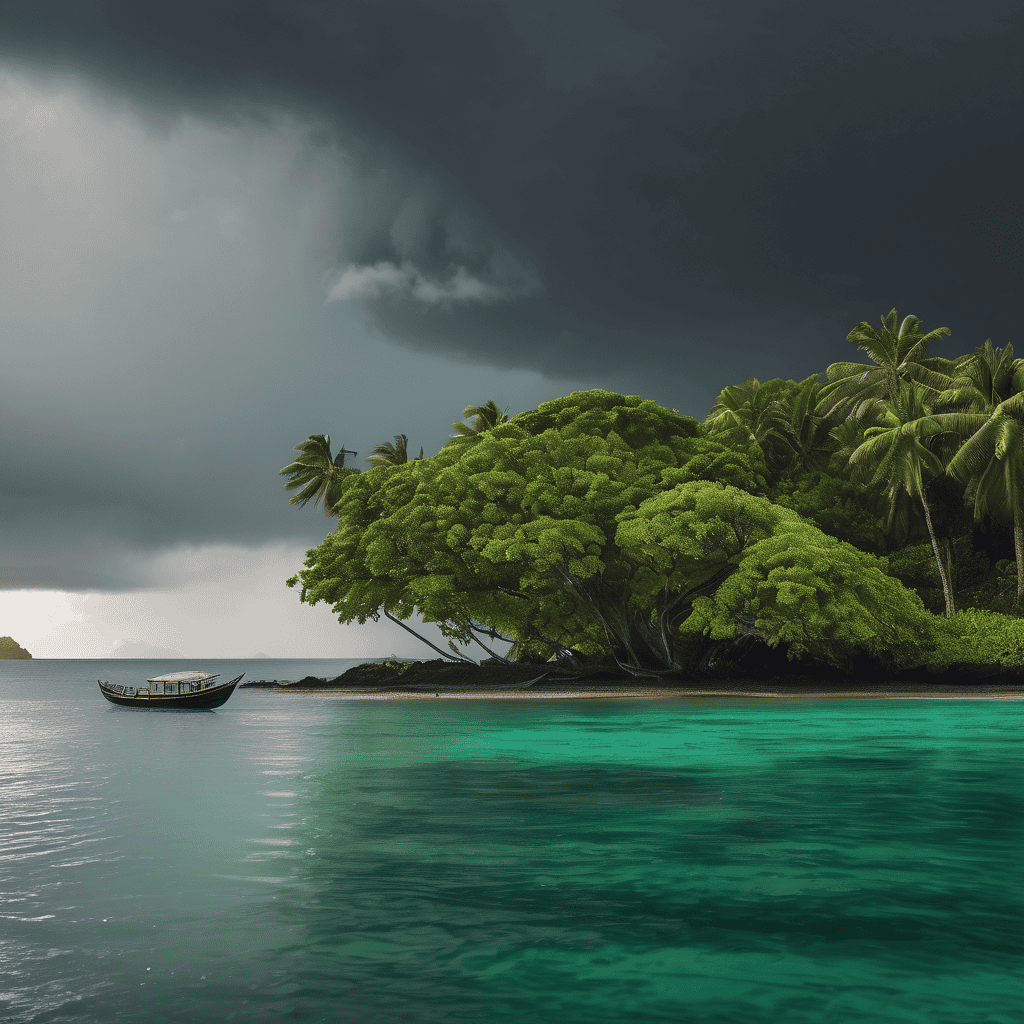 Fiji Weather Update: Trough of Low Pressure Triggers Widespread Showers, Isolated Thunderstorms, and Localized Flash Flood Risk