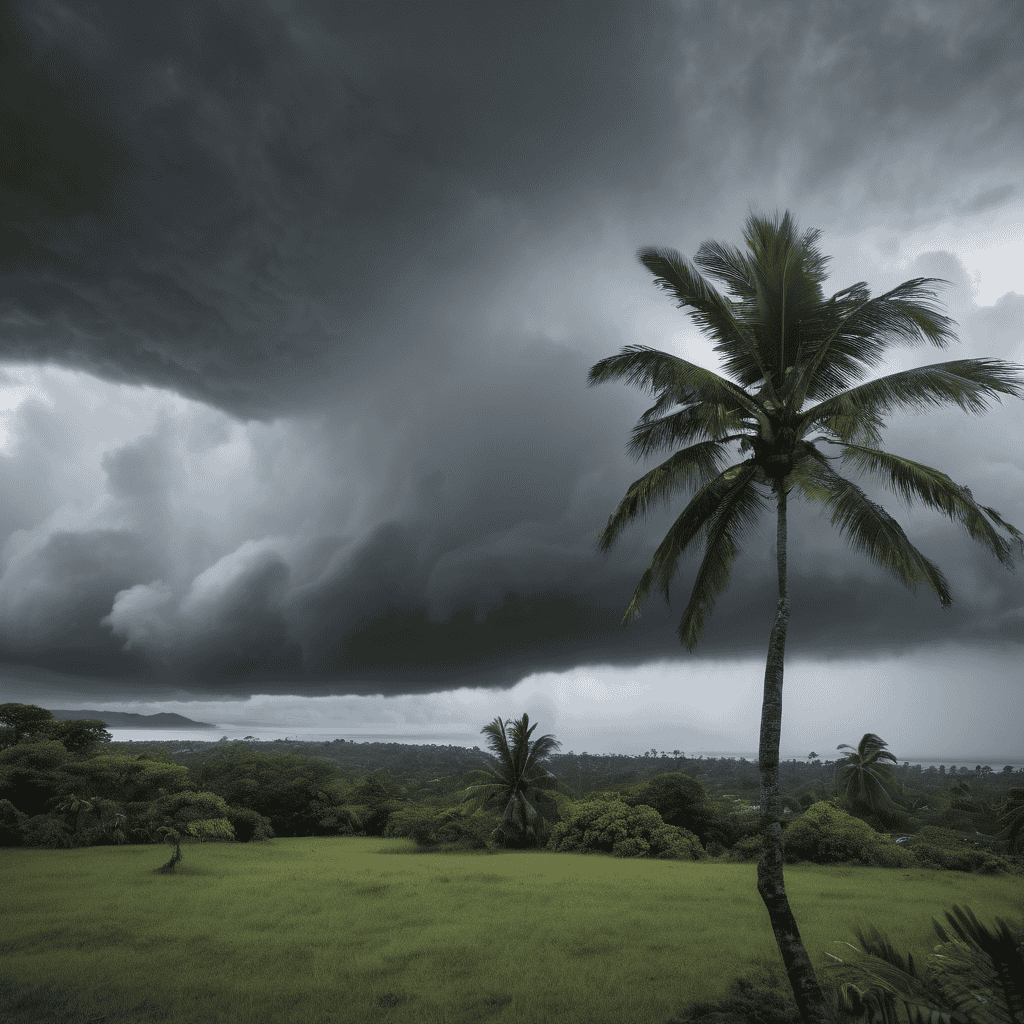 Fiji Weather Forecast: Showers and Isolated Thunderstorms as Low-Pressure Trough Approaches Thursday Night