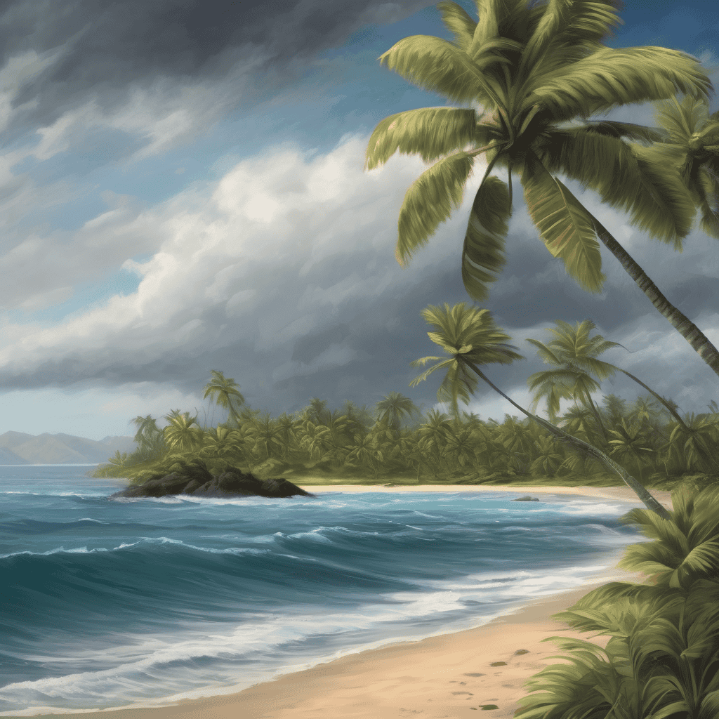 Fiji Weather Forecast: Easterly Winds with Approaching Trough, Thursday Showers and Isolated Thunderstorms Across the Islands