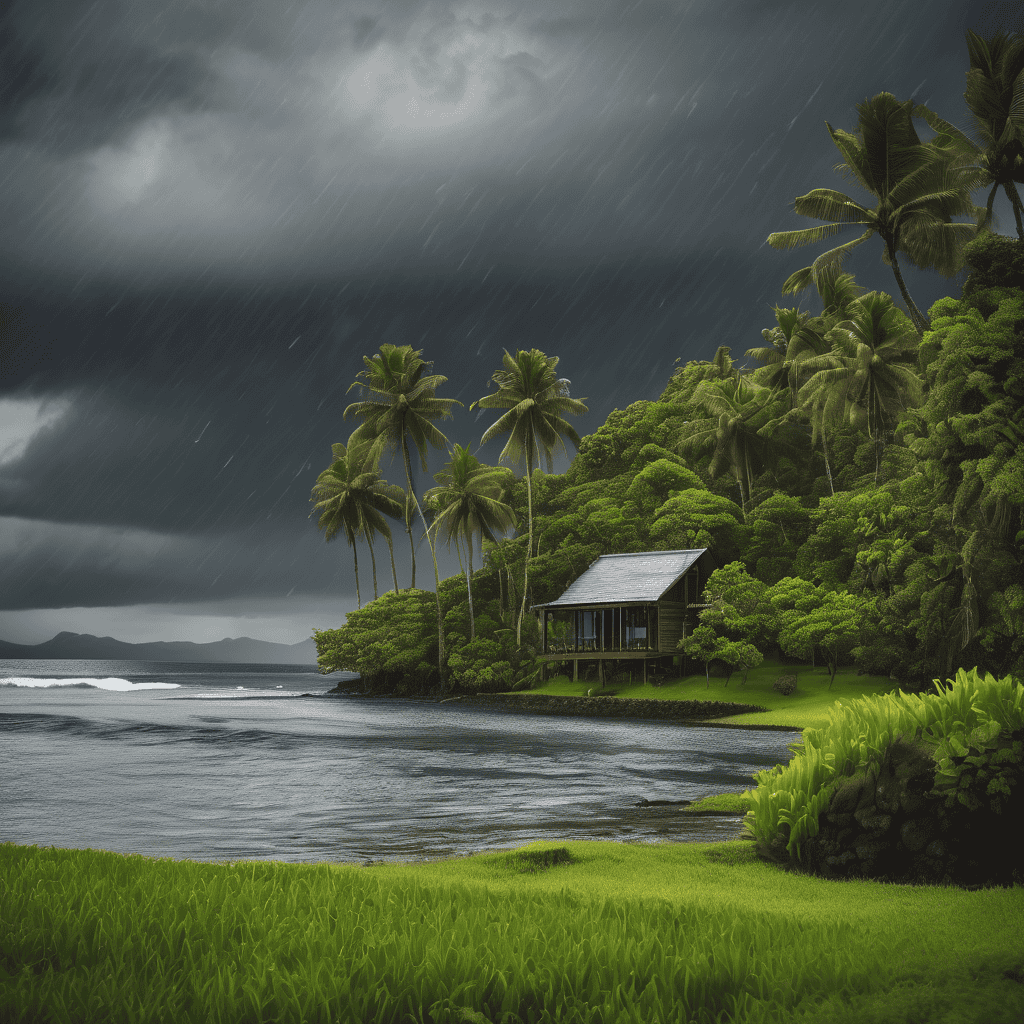 Fiji Weather Forecast: Heavy Showers and Thunderstorms with Flood Risk Across Islands This Weekend