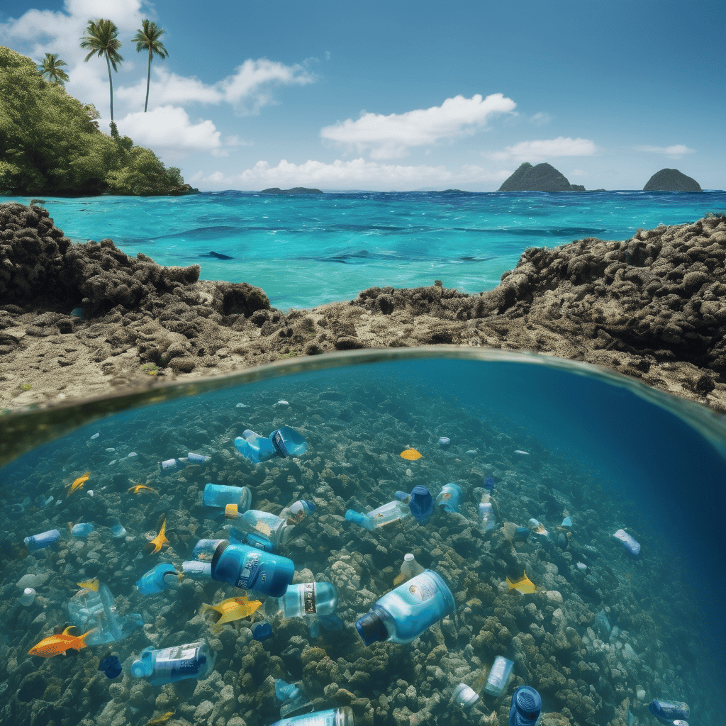 Fiji Probes Floating Litter Near Qamea Island