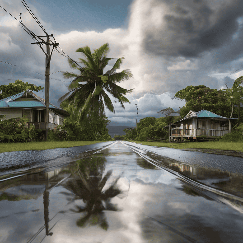 Fiji Heavy Rain Alert: Flash Flood Risk for Yasawa, Eastern Viti Levu, Northern Division, Lau and Lomaiviti