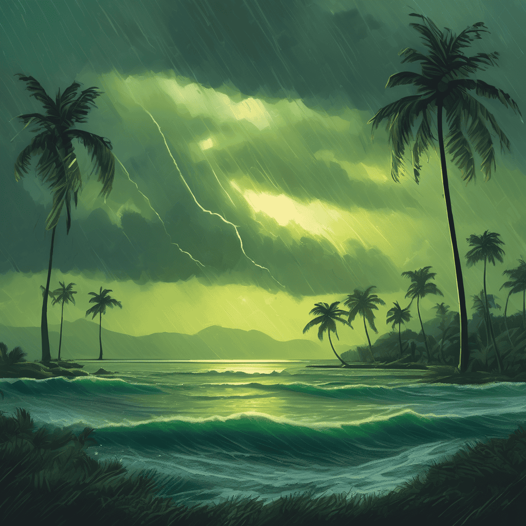 Fiji Weather: Strong Wind Alert for Lau, Lomaiviti, Kadavu and Taveuni with Heavy Showers, Thunderstorms and Flash Flood Risk