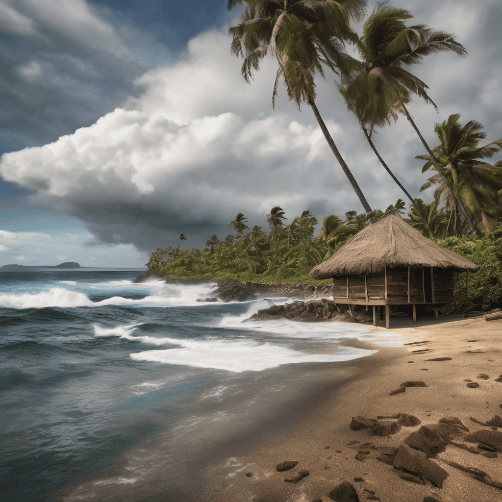 Fiji Weather Bulletin: Strong Southeasterly Winds Up to 45 km/h and Heavy Rain Alert with Flash Flood Risk for Lau, Lomaiviti, Kadavu, Taveuni and Eastern Viti Levu