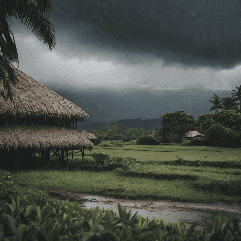 Rotuma Remains Under Heavy Rain Warning as Fiji Experiences Showers and Thunderstorms