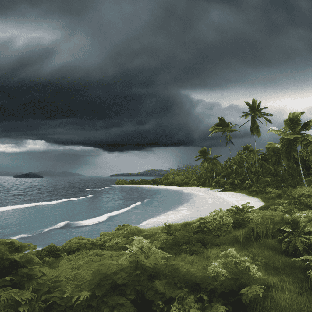 Fiji Weather Forecast: Scattered Showers and Thunderstorms with Heavy Falls Across Fiji and Coastal Regions – Monday Outlook