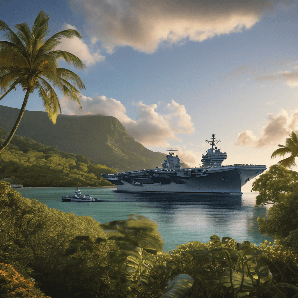 USS Gerald R. Ford Makes First St. Thomas Port Call Amid Caribbean Deployment