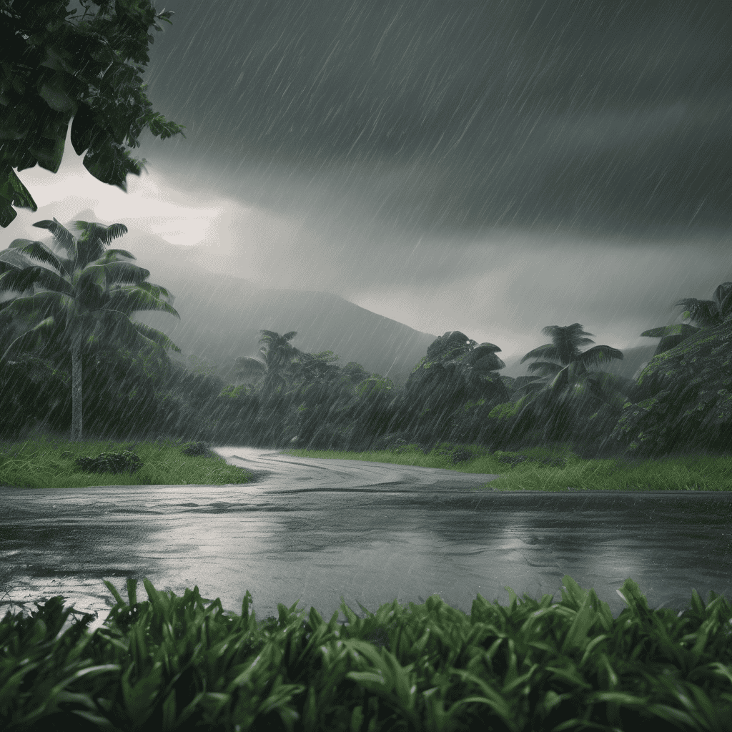 Fiji Heavy Rain Alert Remains in Force for Southern and Eastern Viti Levu, Kadavu, Lau and Lomaiviti Islands