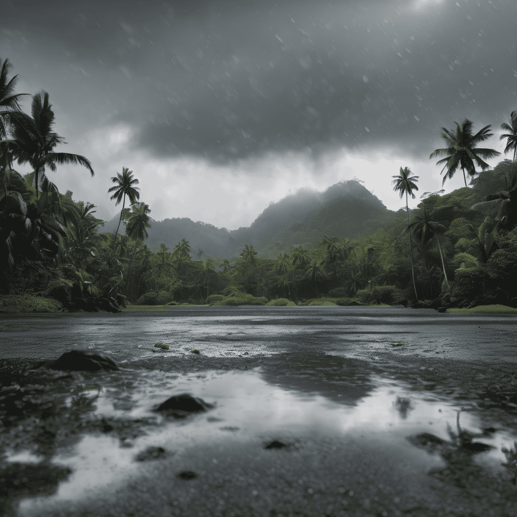 Fiji Weather: Heavy Rain Alert for Northern Division and Northern Lau Group as Trough Brings Frequent Showers, Thunderstorms and Possible Flash Flooding