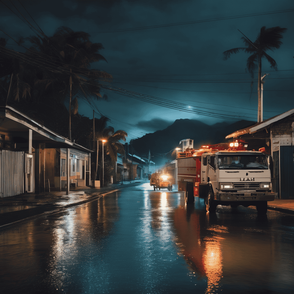 Nighttime Flood in Lami Prompts Family Evacuation with Fire Officers' Help