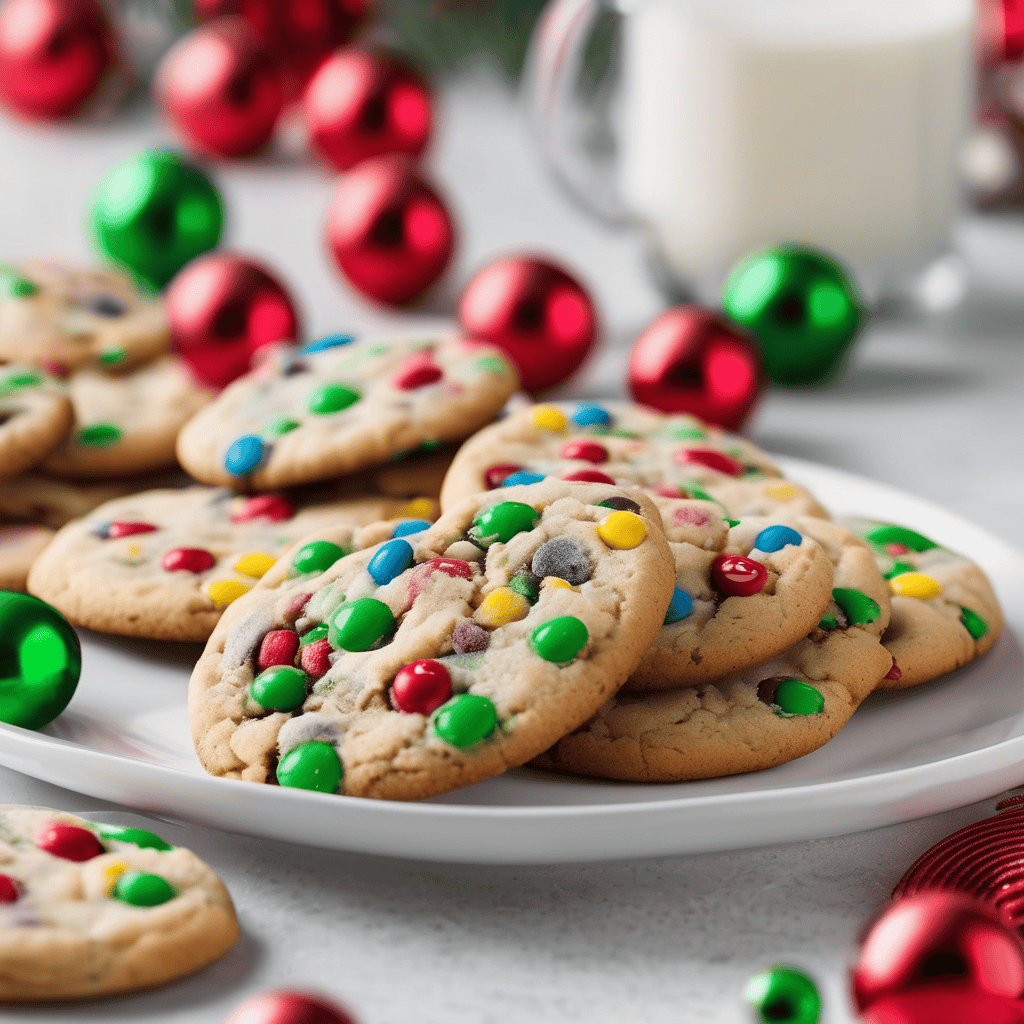 M&M’s Christmas Cookies: A Colorful Twist for Your Holiday Plate