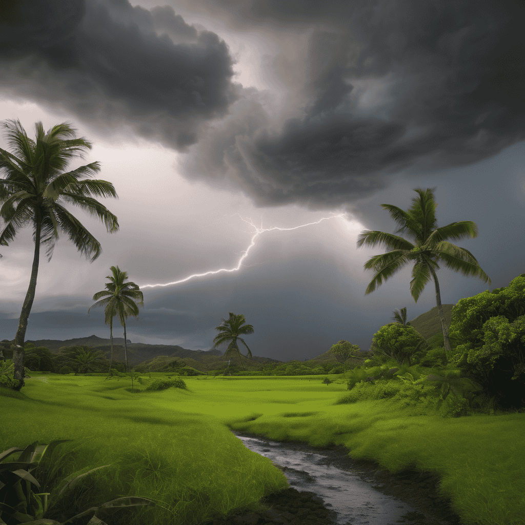 Fiji Heavy Rain Alert Remains in Force With Widespread Thunderstorms and Flash Flood Risk