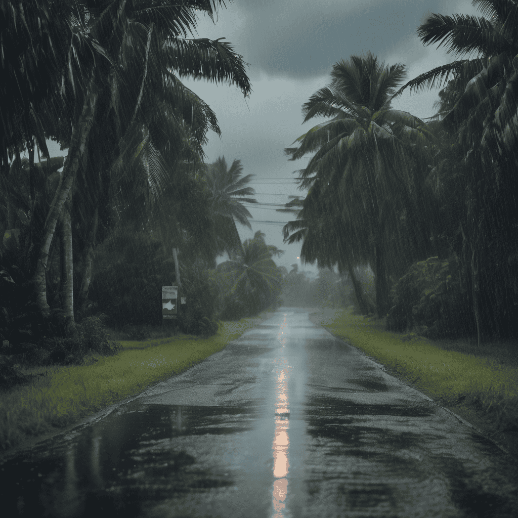 Heavy Rain Alert Across Fiji Group with Flash Flood Risk and Thunderstorms