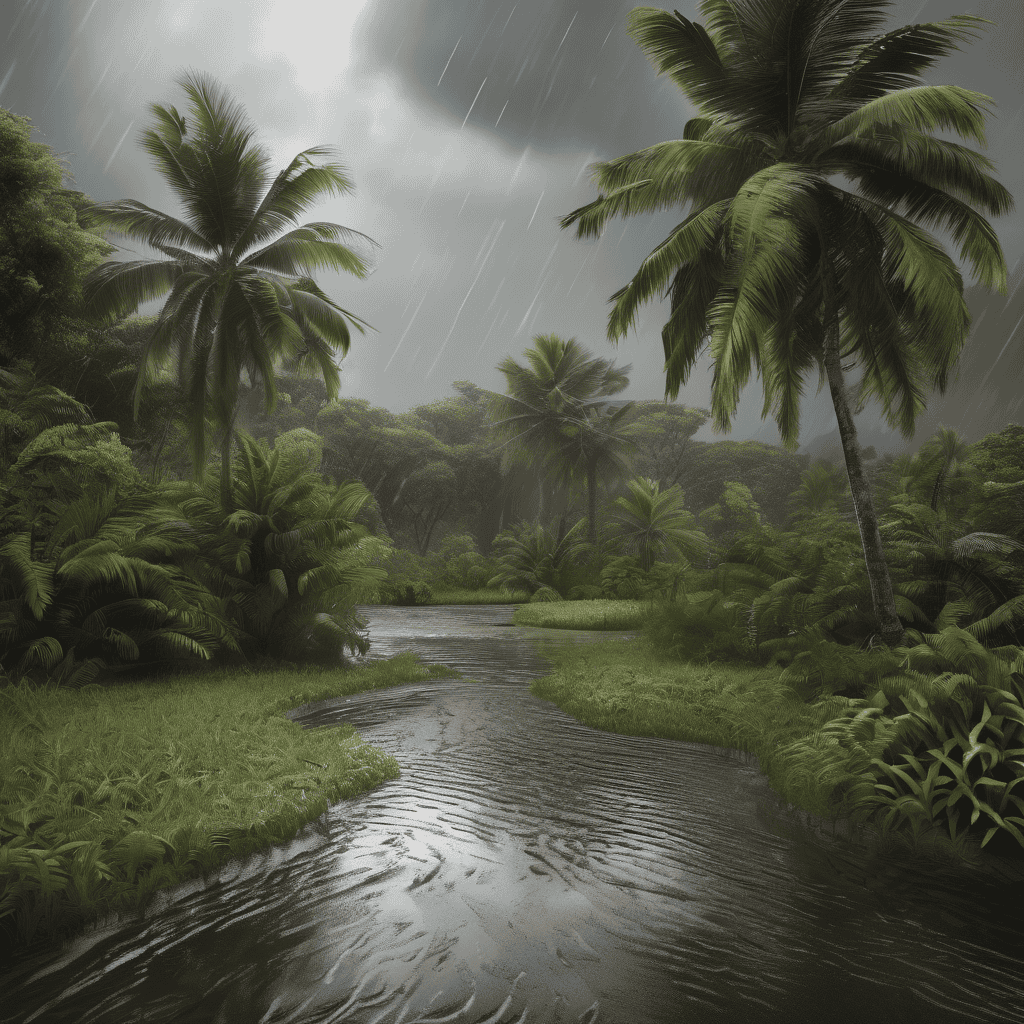 TD03F Brings Rain and Wind to Fiji and Vanuatu, Flood Risk on the Rise