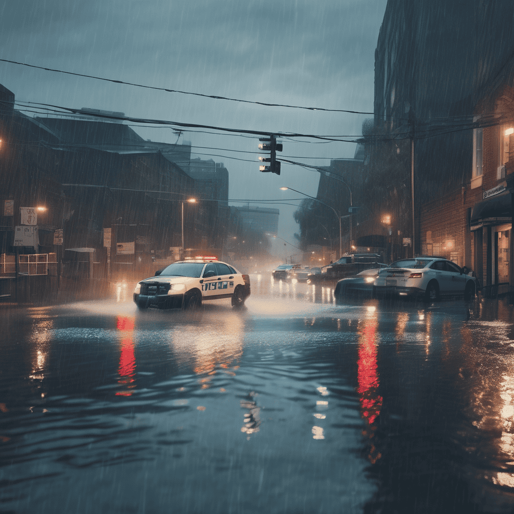 Heavy Rain Triggers Police Readiness as Flood Waters Rise in West Division