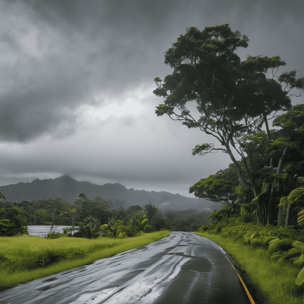 Fiji Weather Alert: Heavy Rain and Flash Flood Warnings Across Northern Divisions and Fiji Group as TD03F Approaches