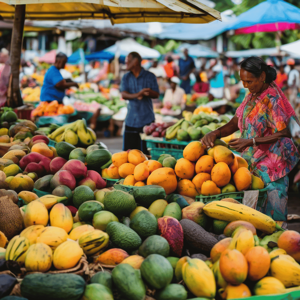 Active 66-Year-Old Shopper Champions Fiji's Local Markets and Family Nutrition