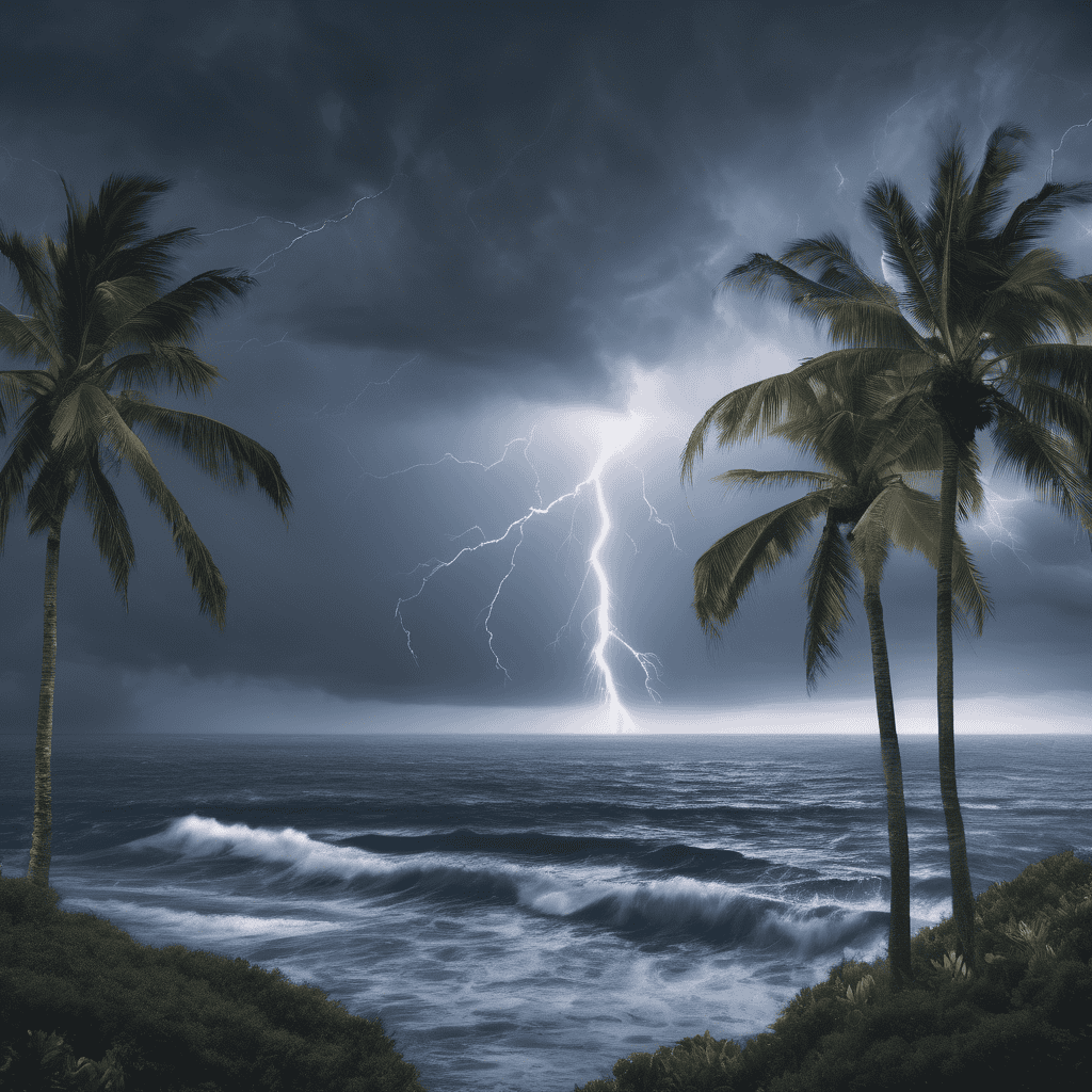 Fiji Weather Forecast: Widespread Showers and Thunderstorms with Flash Flood Risk and Strong Easterly Winds