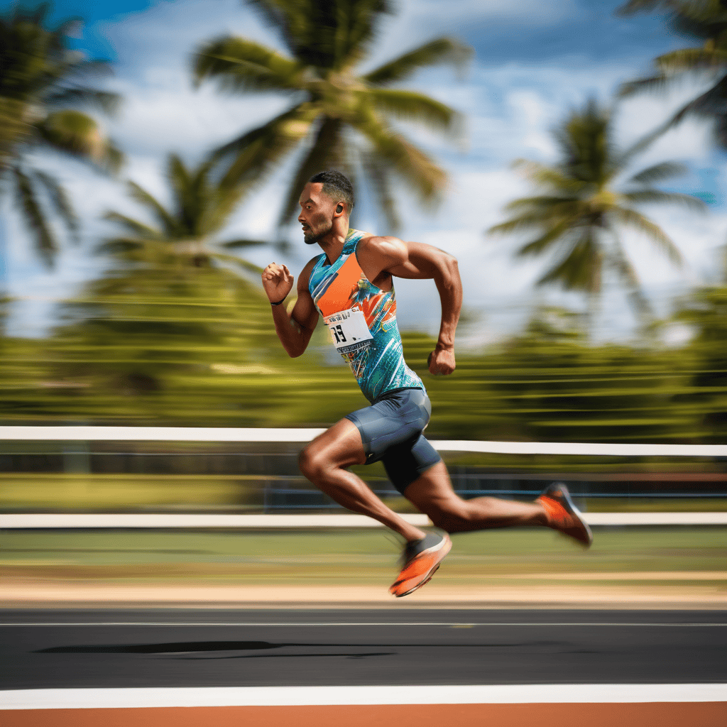 Fiji's Waisake Tewa Rises in Pacific Sprint Standings