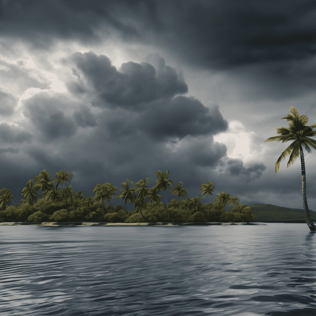 Fiji Weather Bulletin: Widespread Showers, Thunderstorms and Local Flood Risk with Northeasterly Winds Through Tuesday