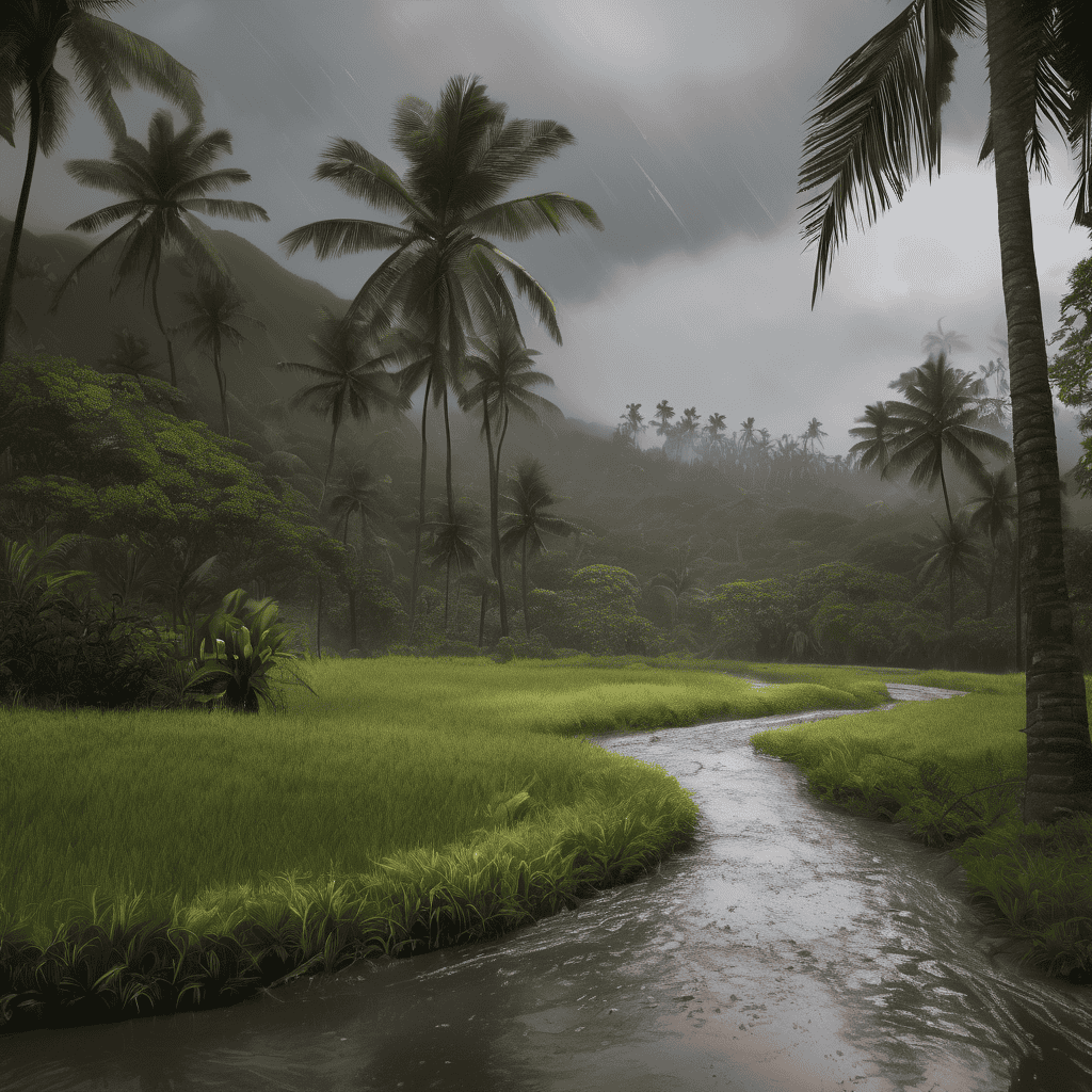 Fiji Heavy Rain Alert: Widespread Rain and Flash Flood Risk Across the Fiji Group Tuesday to Thursday