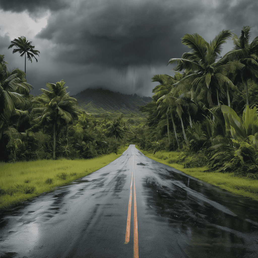 Fiji Heavy Rain Alert in Effect Across the Fiji Islands With Flash Flood Risk