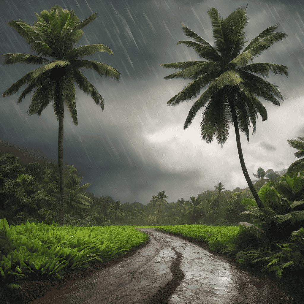 Fiji Weather Update: Widespread Showers, Thunderstorms and Heavy Rain with Flash Flood Risk Across Islands