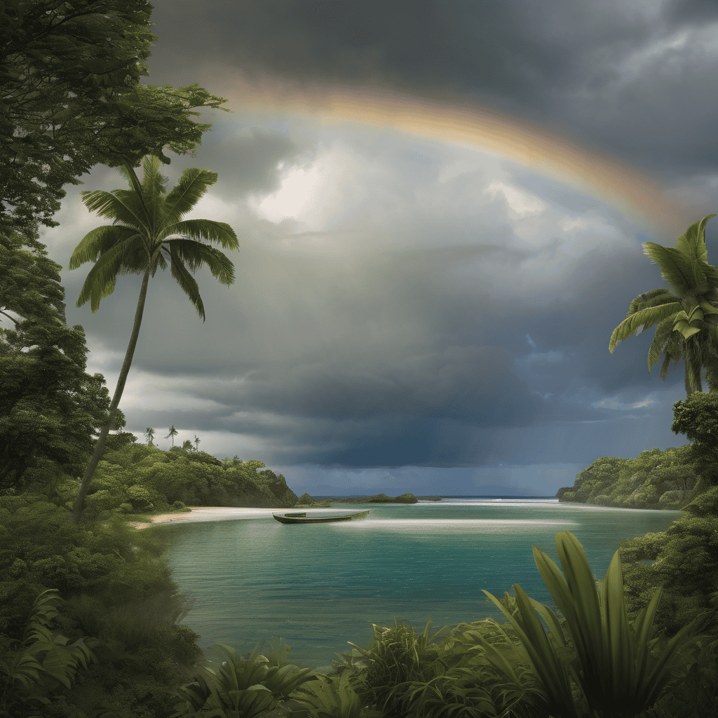 Fiji Weather Forecast: Cloudy Periods with Brief Showers and Isolated Thunderstorms, Heavy Rain May Cause Flash Flooding