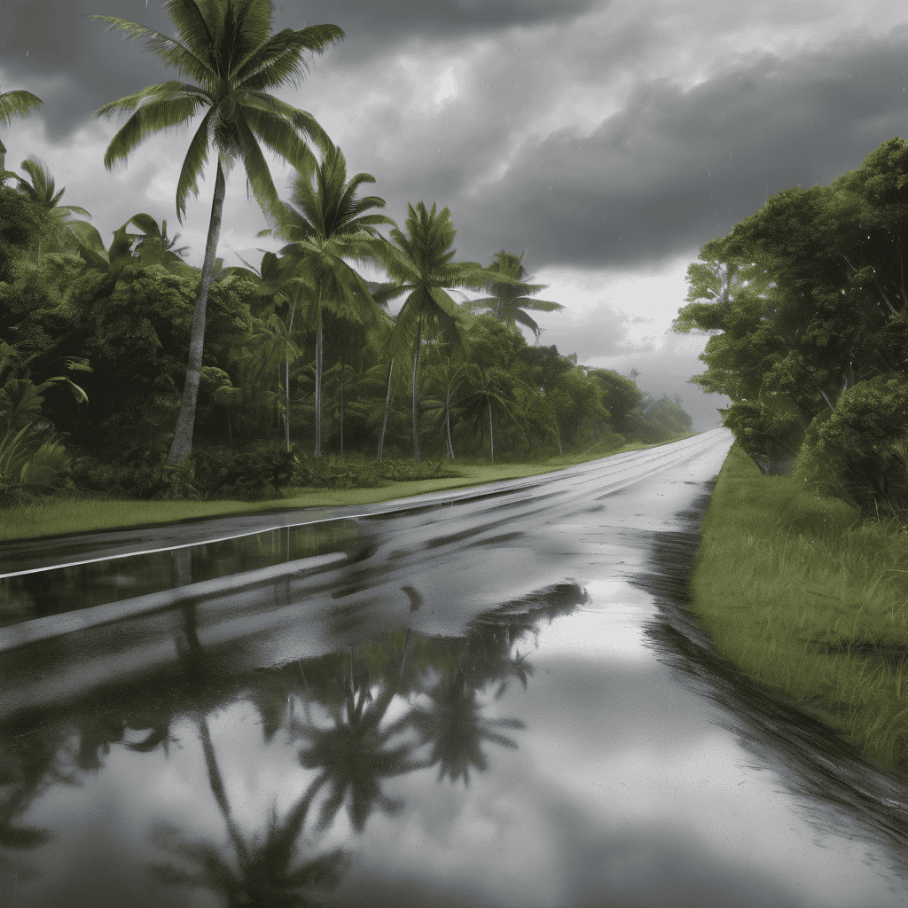 Updated Fiji Weather Forecast: Cloudy Periods with Showers, Isolated Thunderstorms, and Flash Flood Risk