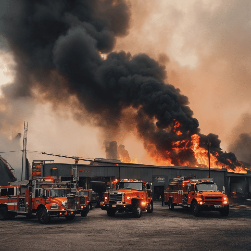 Namaka Spare Parts Fire: Firefighters Battle Blaze at Tri-Dees Facility