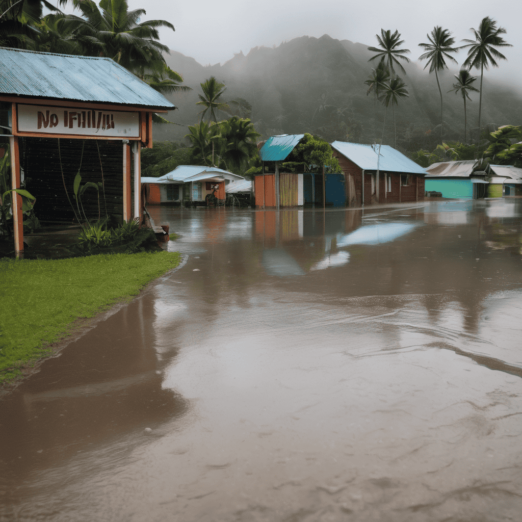 Fiji Floods Claim Two Lives as Weather Warnings Stay in Place