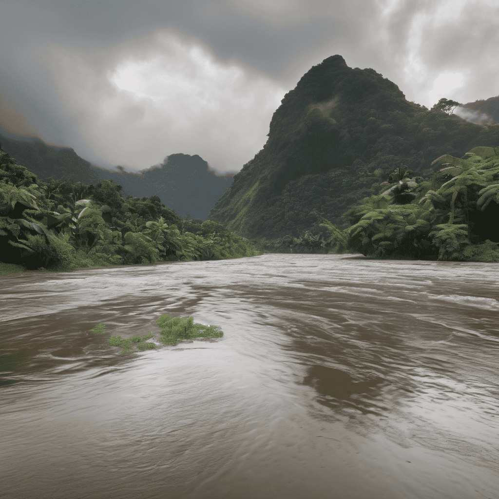 Fiji Heavy Rain Alert Remains in Force for Northern and Eastern Regions with Flash Flood Risk