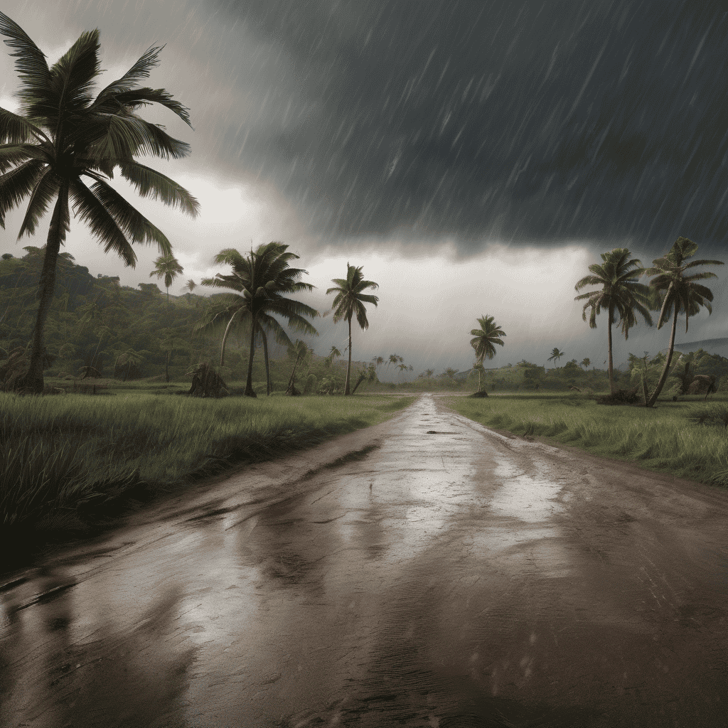 Heavy Rain Alert Across Northern and Eastern Fiji With Thunderstorms and Flooding Risk