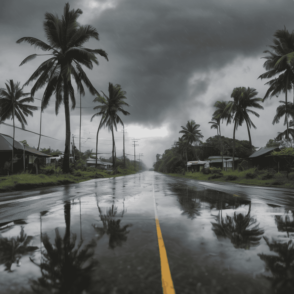 Fiji Heavy Rain Alert for Eastern and Northern Regions with Showers, Thunderstorms and Flash Flood Risk