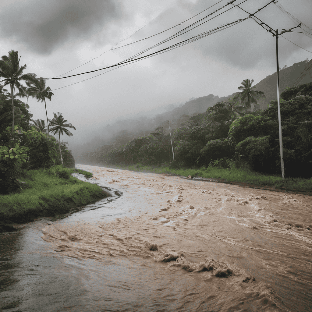 Northern Fiji on Edge as Flash Flood Watch Expands