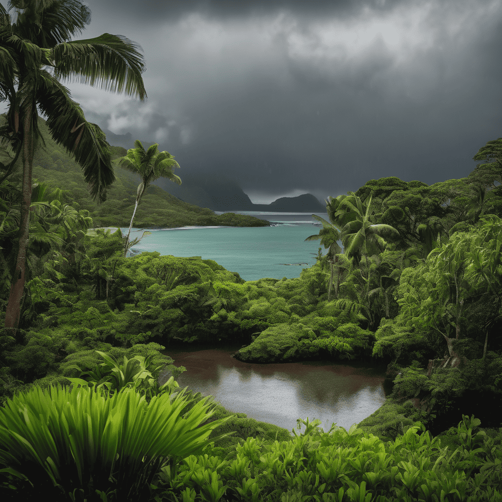 Fiji Heavy Rain Alert for Northern Division, Yasawa and Mamanuca Islands with Thunderstorms and Flash Flood Risk